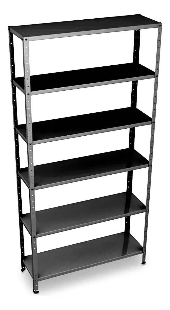 Estante Armário De Aço 6 Bandejas 90cm Cinza Suporta 150kg