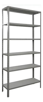 Estante Armário De Aço 6 Bandejas 90cm Cinza Suporta 150kg