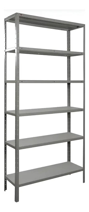 Estante Armário De Aço 6 Bandejas 90cm Cinza Suporta 150kg